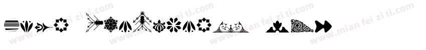 Soft Ornaments TEW字体转换